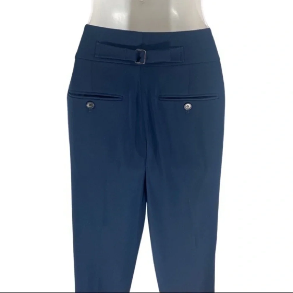 Ann Taylor navy buckle back ankle pants PP55
